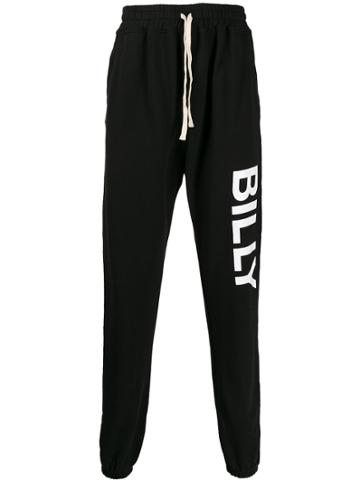 Billy Los Angeles Logo Jersey Trackpants - Black