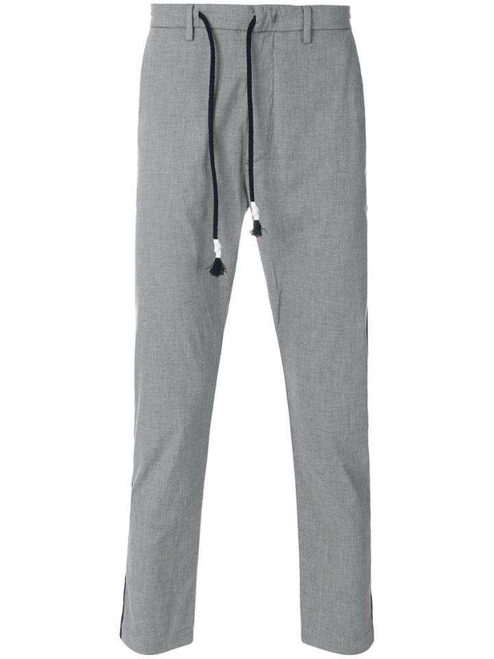 Pence Contrast Stripe Trousers - Grey