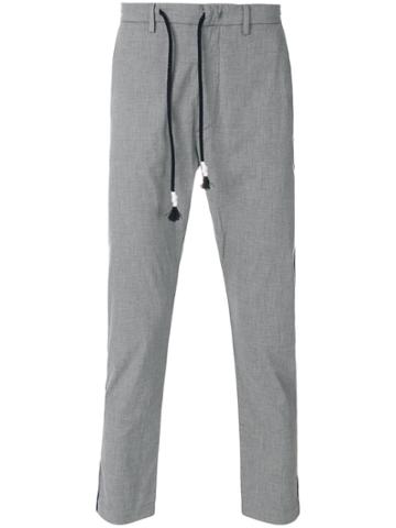 Pence Contrast Stripe Trousers - Grey