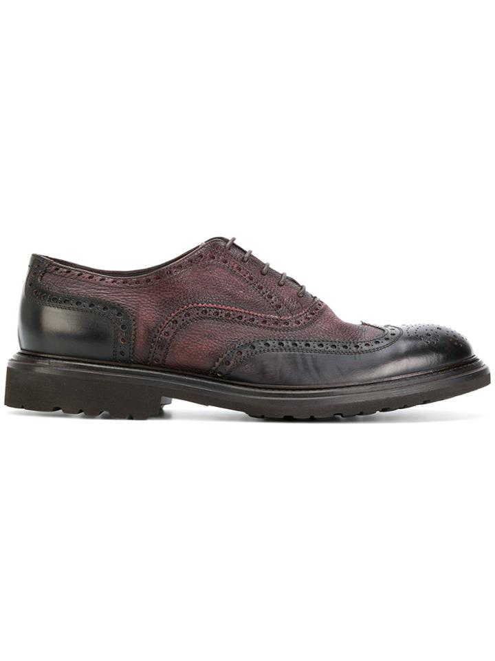 Dell'oglio Lace-up Brogues - Red