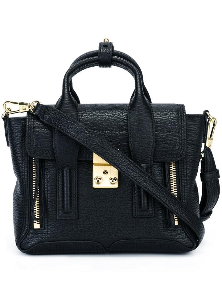 3.1 Phillip Lim - Mini 'pashli' Satchel - Women - Calf Leather - One Size, Black, Calf Leather