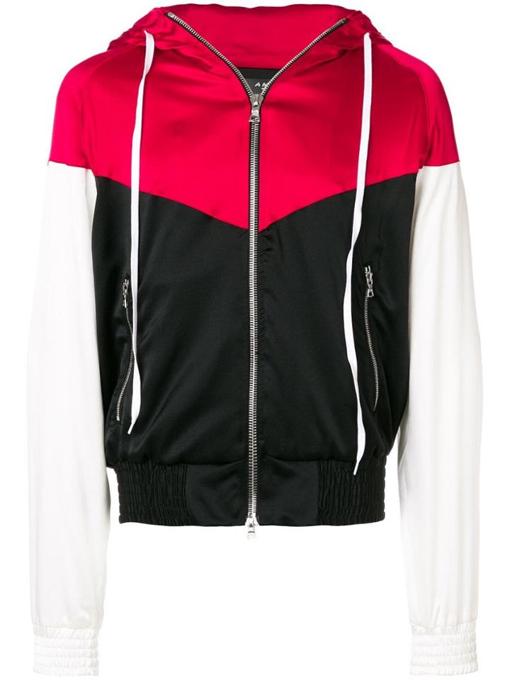 Amiri Colour Block Bomber Jacket - Black