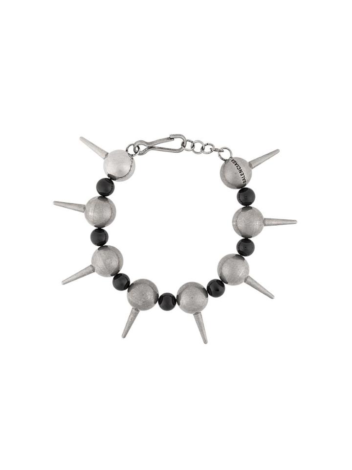 Balenciaga Studded Bracelet - Metallic