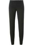 Brunello Cucinelli Cropped Trousers, Women's, Size: 48, Black, Polyamide/spandex/elastane/virgin Wool