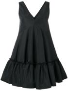 Nº21 Ruffled Hem Dress - Black