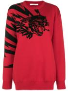 Givenchy Tiger Embroidered Sweater
