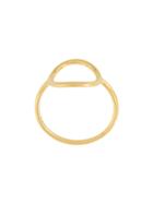 Maria Black 'monocle' Ring, Women's, Size: 52, Metallic