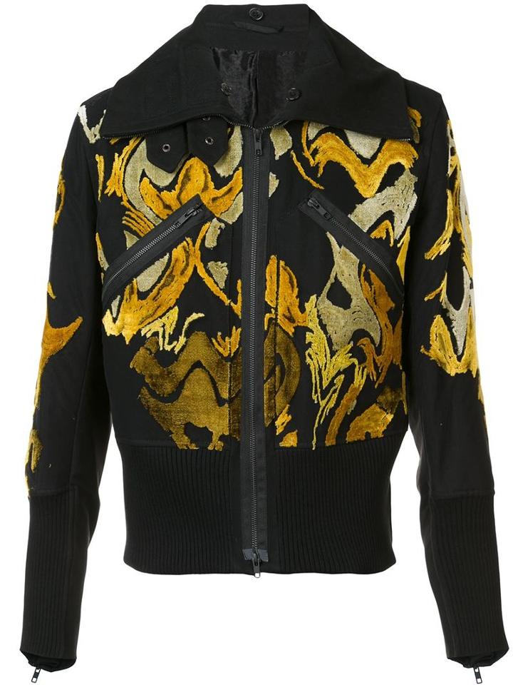 Ann Demeulemeester 'gold Craven' Jacket, Men's, Size: Large, Black, Cotton/polyester