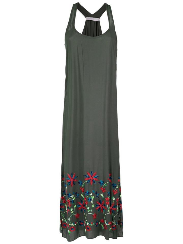 Brigitte - Maxi Kaftan - Women - Viscose - Gg, Green, Viscose