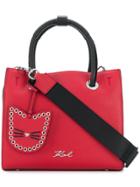 Karl Lagerfeld Karry All Mini Shopper Tote - Red