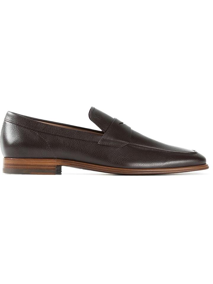 Tod S Classic Loafers, Men's, Size: 9, Brown, Leather