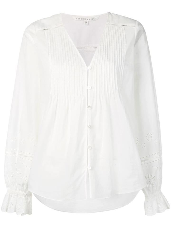 Veronica Beard V-neck Blouse - White