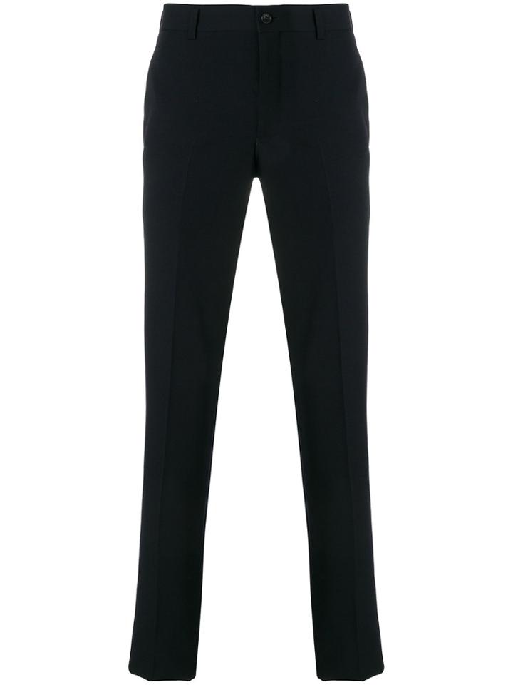 Comme Des Garçons Slim-fit Trousers - Blue
