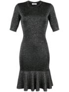 Lanvin - Knitted Dress - Women - Polyester/viscose/wool - Xs, Black, Polyester/viscose/wool