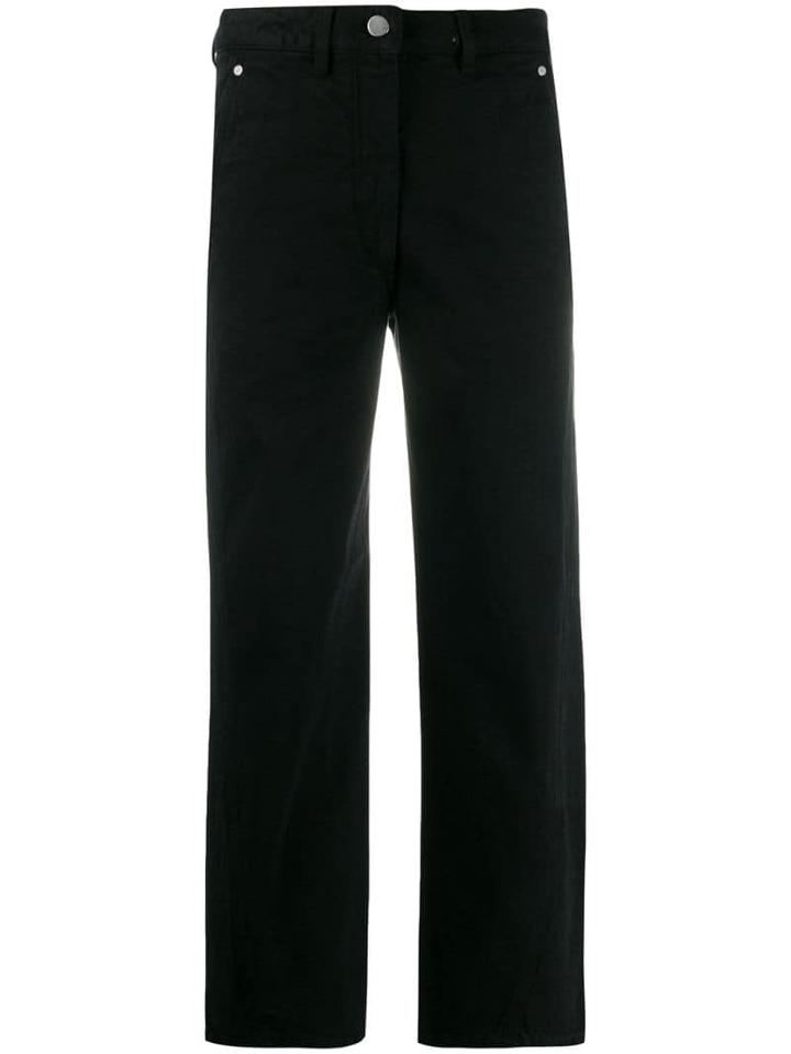 Lemaire Cropped Jeans - Black
