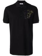 Versace Collection Medusa Motif Polo Shirt - Black