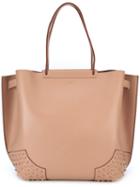 Tod's - Classic Shopping Bag - Women - Calf Leather - One Size, Pink/purple, Calf Leather