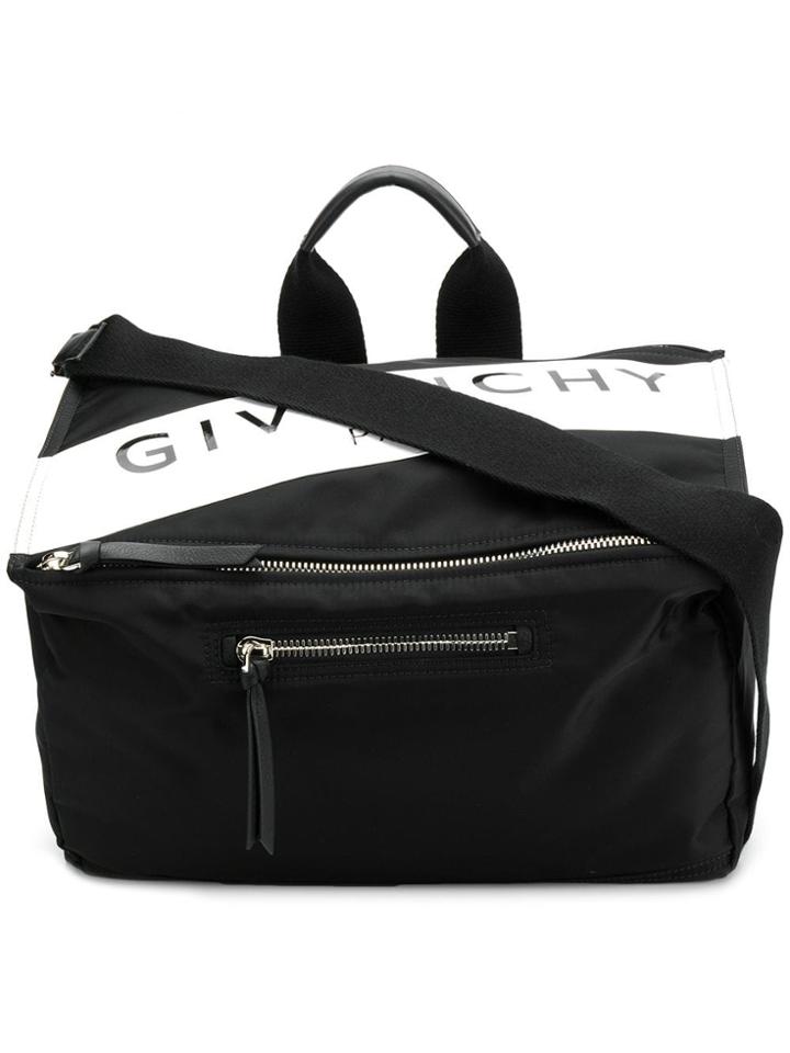Givenchy Logo Box Messenger Bag - Black