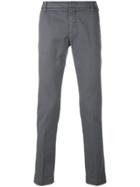 Entre Amis Classic Fitted Chinos - Grey