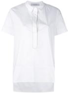 D.exterior - Classic Shirt Blouse - Women - Cotton/elastodiene/polyamide - Xxl, White, Cotton/elastodiene/polyamide
