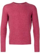 Etro - Plain Sweatshirt - Men - Cashmere - L, Pink/purple, Cashmere