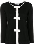 Blumarine Bow Detail Sweater - Black
