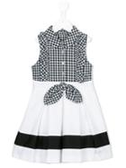 Lapin House Checked Buttoned Dress, Toddler Girl's, Size: 3 Yrs, Black