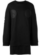 D.gnak - Skull Print Sweatshirt - Men - Cotton - 52, Black, Cotton