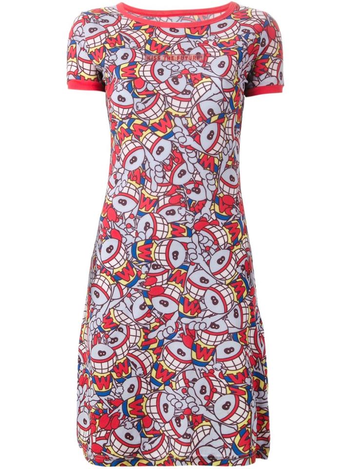 Walter Van Beirendonck Vintage 'puk Puk' T-shirt Dress - Red
