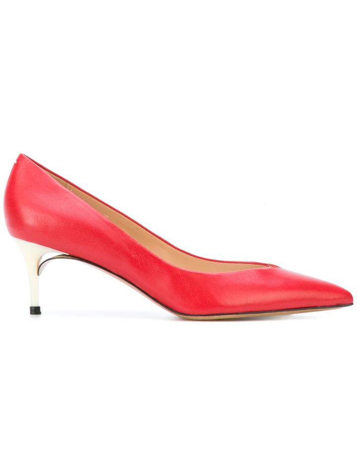 Maison Margiela Classic Pointed Pumps - Red