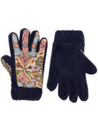 Paria Farzaneh Iranian-print Gloves - Blue