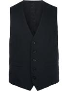 Lardini Buttoned Waistcoat - Black
