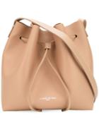 Lancaster - Logo Print Shoulder Bag - Women - Leather - One Size, Women's, Nude/neutrals, Leather