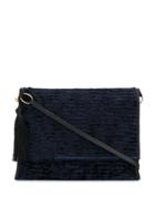 Forte Forte Ribbed Cross Body Bag - Blue