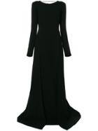 Fausto Puglisi Laced Back Gown - Black