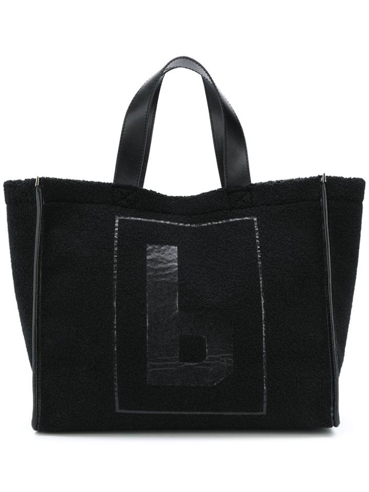 Mm6 Maison Margiela Large Tote - Black