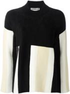 Sportmax Colour Block Jumper, Women's, Size: Medium, Black, Viscose/polyamide/polyester