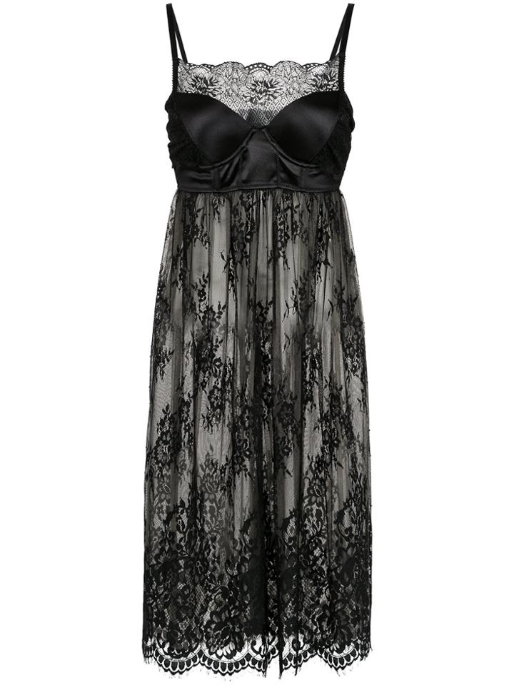 À La Garçonne Camisole Dress - Black