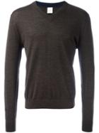 Paul Smith V-neck Jumper, Men's, Size: Xl, Brown, Merino