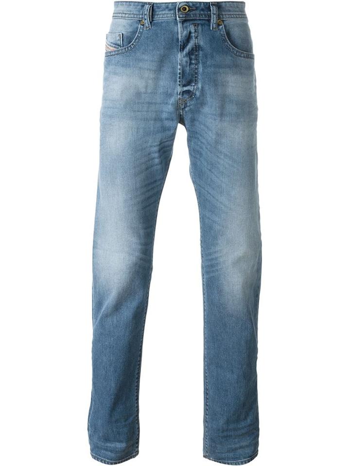 Diesel Buster Regular Jeans, Men's, Size: 31, Blue, Cotton/spandex/elastane
