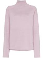 Carcel Milano Alpaca Wool Turtleneck Sweater - Purple