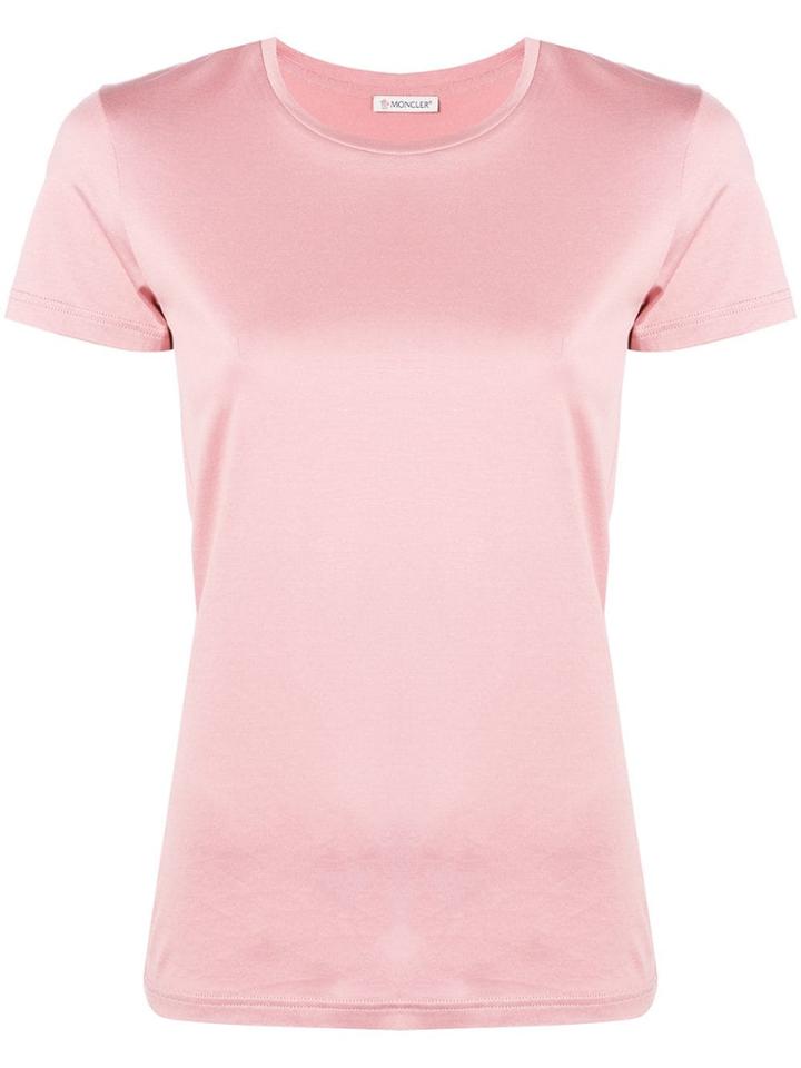 Moncler Short Sleeved T-shirt - Pink & Purple