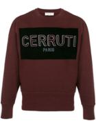 Cerruti 1881 Logo Print Sweater - Red