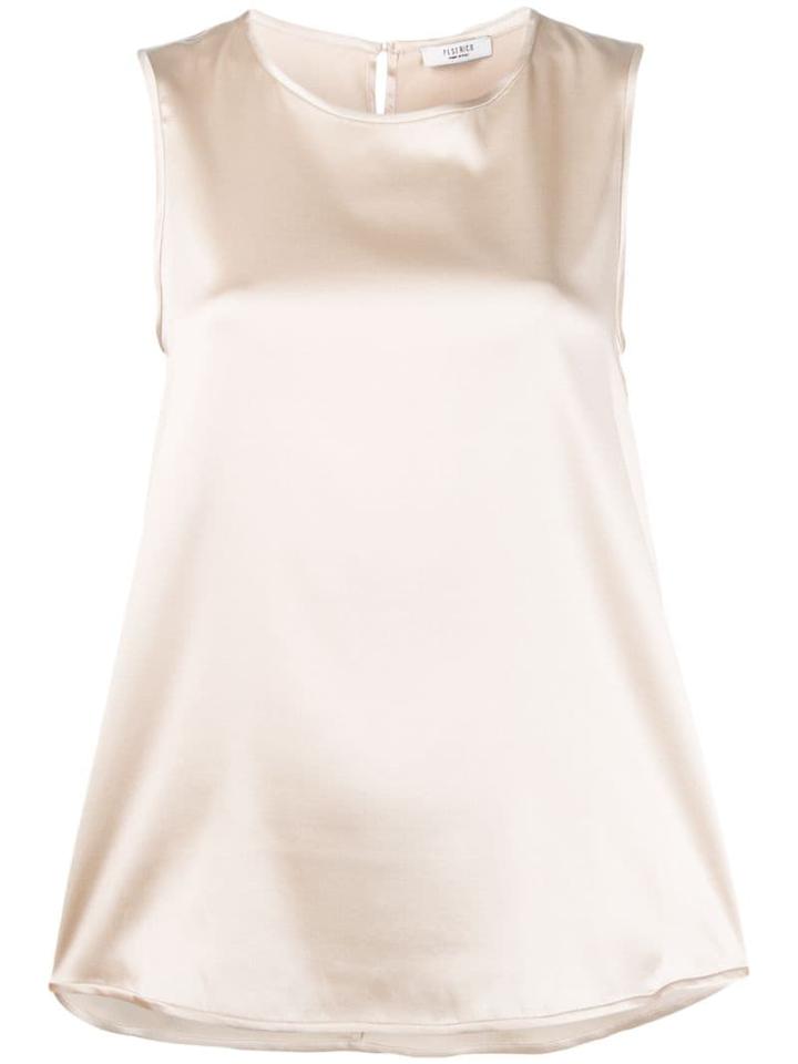 Peserico Crew Neck Tank Top - Neutrals