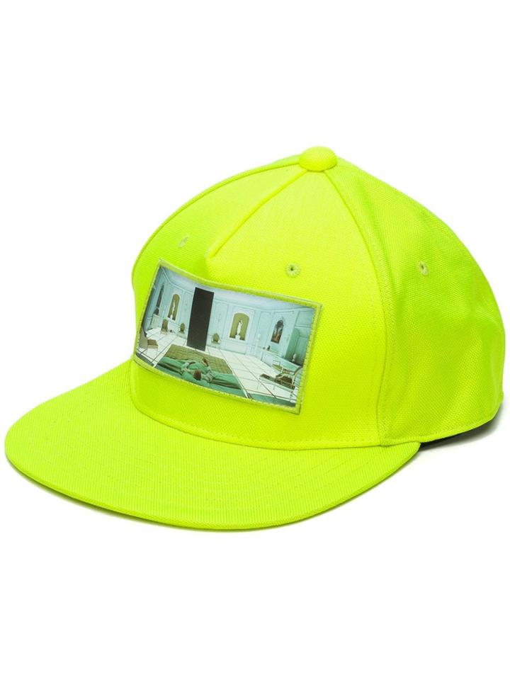 Undercover Photographic Print Cap - Yellow