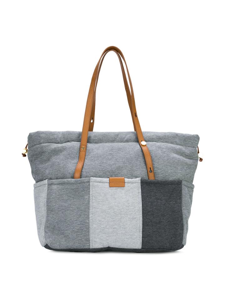Chloé Kids Tonal Drawstring Changing Bag - Grey