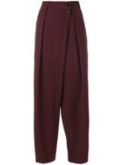 Brag-wette High-waisted Flared Trousers
