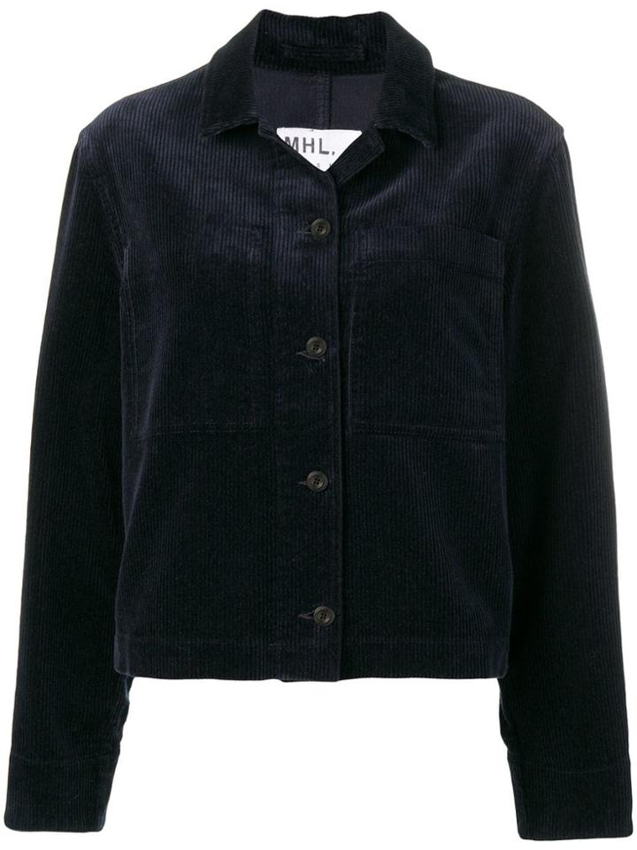 Margaret Howell Heavy Corduroy Shirt Jacket - Blue