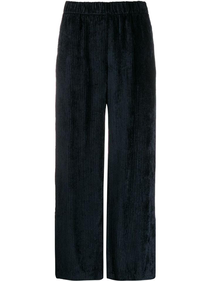 Peserico Micro Pleated Trousers - Blue