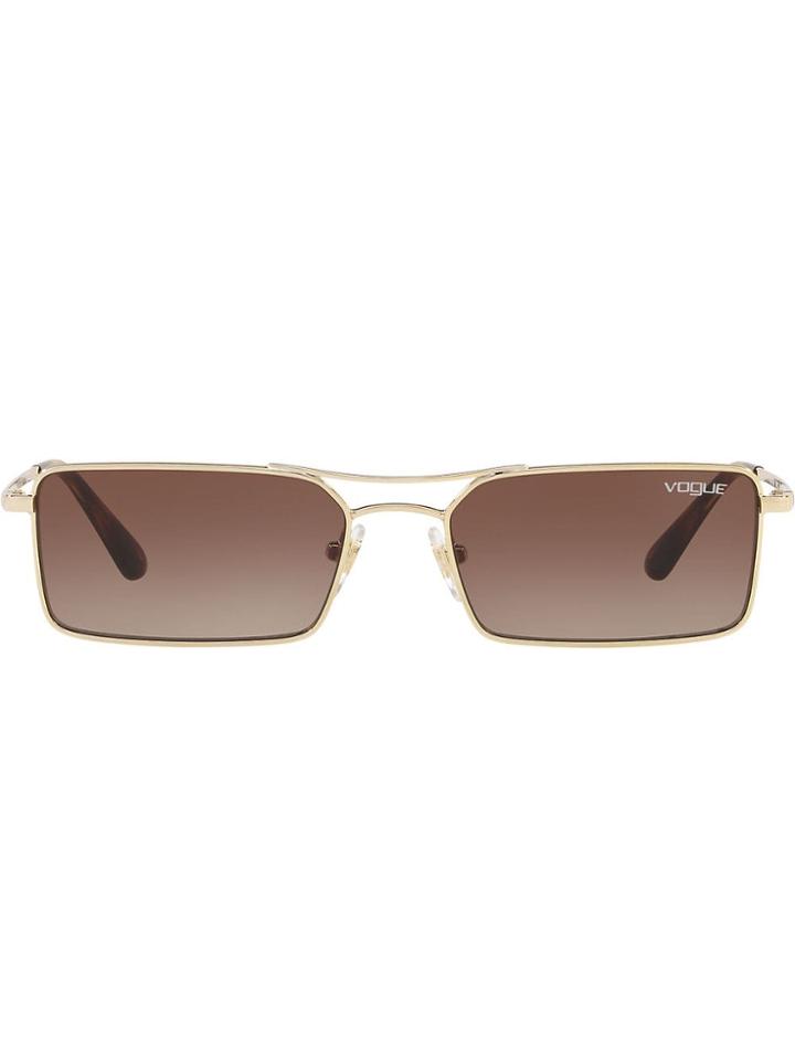 Vogue Eyewear Gigi Hadid Capsule Square Shaped Sunglasses - Gold